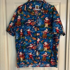 Max Boxxer Cotton Santa Hawaiian Shirt